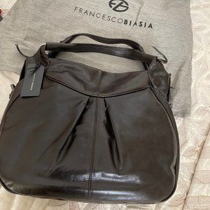 NEW - Francesco Biasia "Nikki" Hobo bag - dark brown